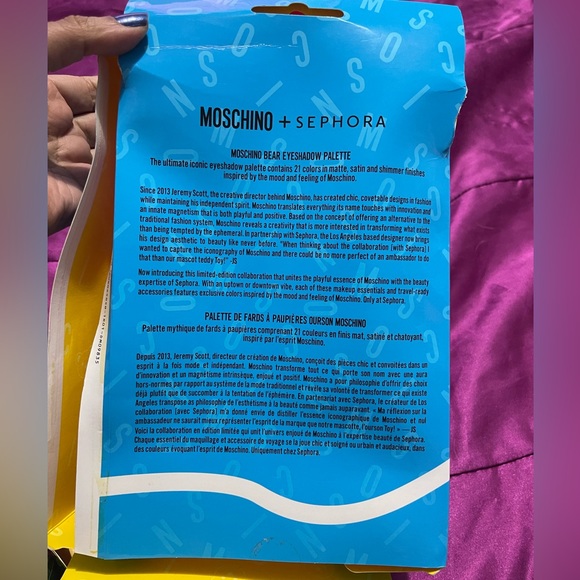 Sephora and Moschino Eyeshadow Palette. - Picture 8 of 11